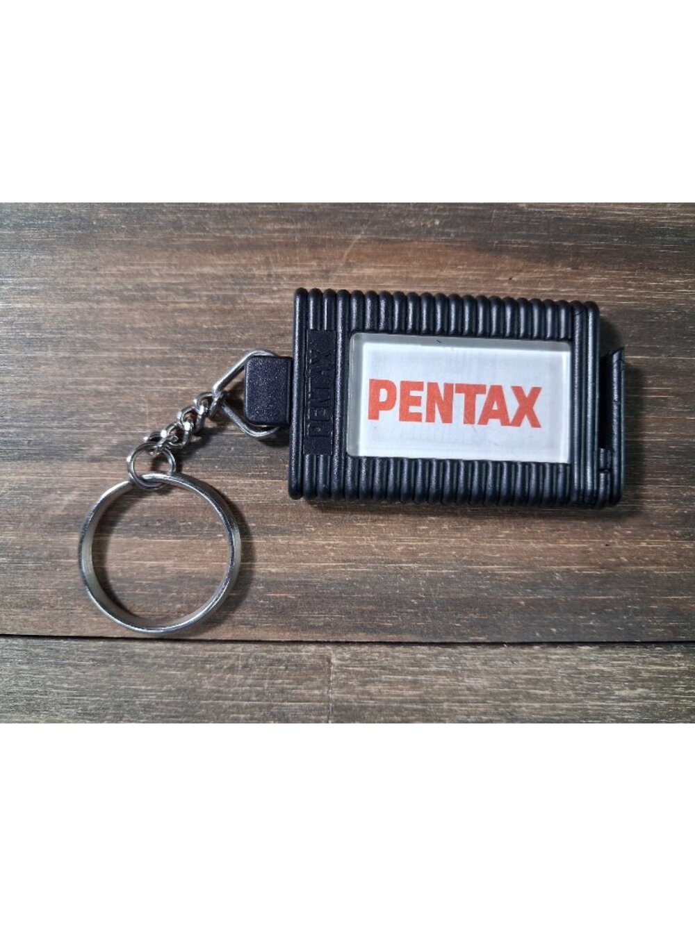 Vintage Pentax Camera Picture Frame Keychain Bag Tag Plastic  Phot Collectible